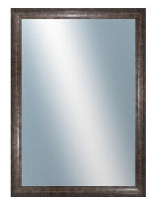 DANTIK - Zarámované zrcadlo - rozměr s rámem cca 50x70 cm z lišty NEVIS šedá (3053)