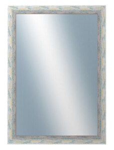 DANTIK - Zarámované zrcadlo - rozměr s rámem cca 50x70 cm z lišty PAINT zelená velká (2964)