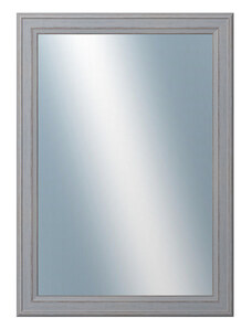 DANTIK - Zarámované zrcadlo - rozměr s rámem cca 50x70 cm z lišty STEP šedá (3019)