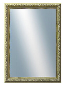 DANTIK - Zarámované zrcadlo - rozměr s rámem cca 50x70 cm z lišty HONEST AU vysoká malá (3153)
