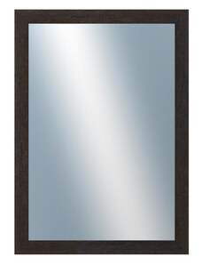 DANTIK - Zarámované zrcadlo - rozměr s rámem cca 50x70 cm z lišty RETRO černá (2528)