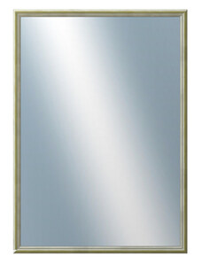 DANTIK - Zarámované zrcadlo - rozměr s rámem cca 50x70 cm z lišty Y-ka žlutá linka (3127)
