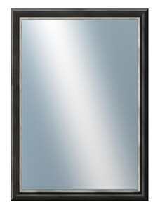 DANTIK - Zarámované zrcadlo - rozměr s rámem cca 50x70 cm z lišty Anversa černá AG (3150)