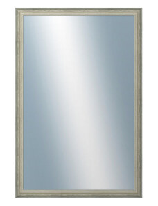 DANTIK - Zarámované zrcadlo - rozměr s rámem cca 40x60 cm z lišty DELFINO stříbrná (2897)