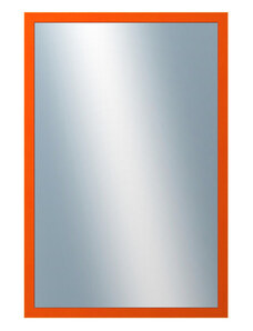 DANTIK - Zarámované zrcadlo - rozměr s rámem cca 40x60 cm z lišty PASTELKA oranžová rovná (2563)