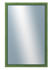 DANTIK - Zarámované zrcadlo - rozměr s rámem cca 40x60 cm z lišty BOX zelená mořená (1751)