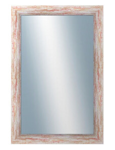 DANTIK - Zarámované zrcadlo - rozměr s rámem cca 40x60 cm z lišty PAINT červená velká (2962)