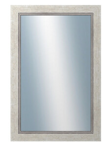 DANTIK - Zarámované zrcadlo - rozměr s rámem cca 40x60 cm z lišty CARRARA bílá (2896)