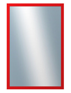 DANTIK - Zarámované zrcadlo - rozměr s rámem cca 40x60 cm z lišty PASTELKA červená rovná (2562)
