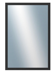 DANTIK - Zarámované zrcadlo - rozměr s rámem cca 40x60 cm z lišty Hliník černá | P05-021 (7005021)
