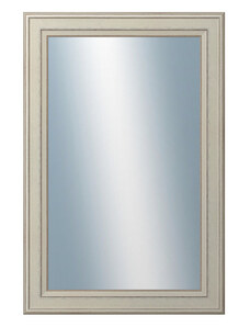 DANTIK - Zarámované zrcadlo - rozměr s rámem cca 40x60 cm z lišty STEP bílá (3018)