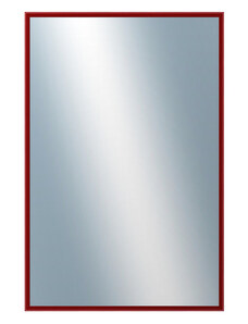 DANTIK - Zarámované zrcadlo - rozměr s rámem cca 40x60 cm z lišty Hliník vínová | P269-209 (7269209)