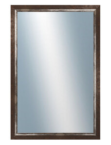 DANTIK - Zarámované zrcadlo - rozměr s rámem cca 40x60 cm z lišty IVANETE hnědá (2944)
