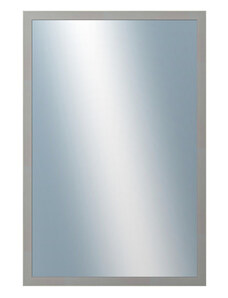 DANTIK - Zarámované zrcadlo - rozměr s rámem cca 40x60 cm z lišty PASTELKA šedá rovná (2966)
