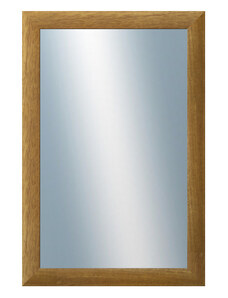 DANTIK - Zarámované zrcadlo - rozměr s rámem cca 40x60 cm z lišty LEDVINKA hnědá (1441)