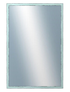DANTIK - Zarámované zrcadlo - rozměr s rámem cca 40x60 cm z lišty AKVAREL modrá vysoká (2653)