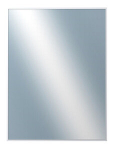 DANTIK - Zarámované zrcadlo - rozměr s rámem cca 60x80 cm z lišty Hliník bílá | P03-027 (7003027)