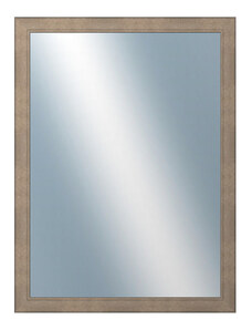 DANTIK - Zarámované zrcadlo - rozměr s rámem cca 60x80 cm z lišty ANDRÉ velká bronz (3159)