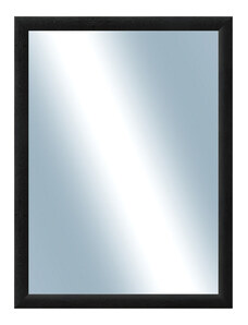 DANTIK - Zarámované zrcadlo - rozměr s rámem cca 60x80 cm z lišty LEDVINKA černá (1446)