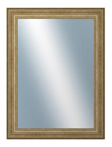 DANTIK - Zarámované zrcadlo - rozměr s rámem cca 60x80 cm z lišty HRAD stříbrná patina (2823)