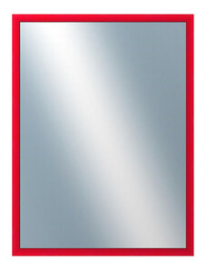 DANTIK - Zarámované zrcadlo - rozměr s rámem cca 60x80 cm z lišty BOX červená mořená (1750)
