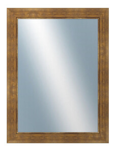 DANTIK - Zarámované zrcadlo - rozměr s rámem cca 60x80 cm z lišty TRITON široký zlatý (2952)