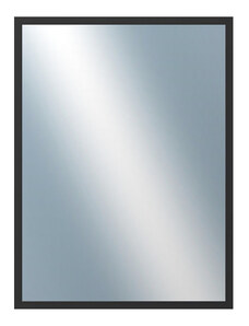 DANTIK - Zarámované zrcadlo - rozměr s rámem cca 60x80 cm z lišty Hliník černá | P05-021 (7005021)