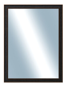DANTIK - Zarámované zrcadlo - rozměr s rámem cca 60x80 cm z lišty ANDRÉ velká černá (3154)