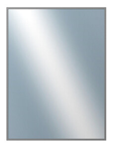 DANTIK - Zarámované zrcadlo - rozměr s rámem cca 60x80 cm z lišty Hliník platina | P269-019 (7269019)