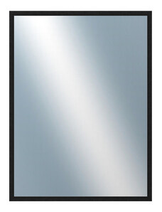 DANTIK - Zarámované zrcadlo - rozměr s rámem cca 60x80 cm z lišty KASETTE černá (2759)