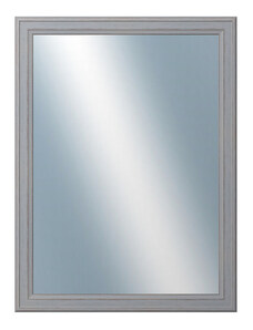 DANTIK - Zarámované zrcadlo - rozměr s rámem cca 60x80 cm z lišty STEP šedá (3019)