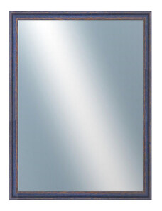 DANTIK - Zarámované zrcadlo - rozměr s rámem cca 60x80 cm z lišty LYON modrá (2668)