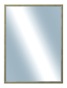 DANTIK - Zarámované zrcadlo - rozměr s rámem cca 60x80 cm z lišty Y-ka žlutá linka (3127)