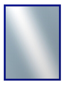 DANTIK - Zarámované zrcadlo - rozměr s rámem cca 60x80 cm z lišty PERLA modrá lesklá vysoká (2877)