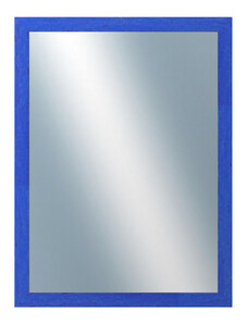 DANTIK - Zarámované zrcadlo - rozměr s rámem cca 60x80 cm z lišty RETRO modrá (2532)