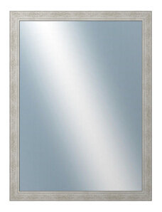 DANTIK - Zarámované zrcadlo - rozměr s rámem cca 60x80 cm z lišty ANDRÉ velká stříbrná (3157)