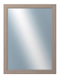DANTIK - Zarámované zrcadlo - rozměr s rámem cca 60x80 cm z lišty STEP hnědá (3020)