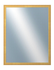 DANTIK - Zarámované zrcadlo - rozměr s rámem cca 70x90 cm z lišty LYON zlatá (2703)