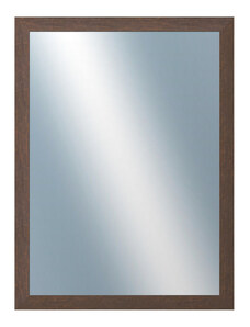 DANTIK - Zarámované zrcadlo - rozměr s rámem cca 60x80 cm z lišty RETRO hnědá (3144)