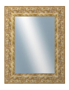 DANTIK - Zarámované zrcadlo - rozměr s rámem cca 70x90 cm z lišty KŘÍDLO zdobné zlaté (2890)