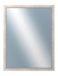 DANTIK - Zarámované zrcadlo - rozměr s rámem cca 70x90 cm z lišty PAINT bílá velká (2960)
