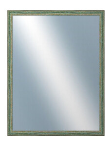 DANTIK - Zarámované zrcadlo - rozměr s rámem cca 70x90 cm z lišty LYON zelená (2706)