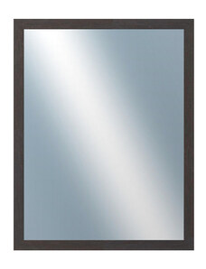 DANTIK - Zarámované zrcadlo - rozměr s rámem cca 70x90 cm z lišty RETRO tmavě šedá (2529)