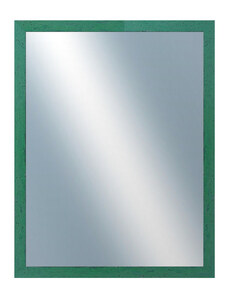 DANTIK - Zarámované zrcadlo - rozměr s rámem cca 70x90 cm z lišty RETRO zelená (2535)