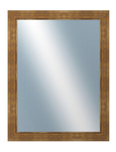 DANTIK - Zarámované zrcadlo - rozměr s rámem cca 70x90 cm z lišty TRITON široký zlatý (2952)