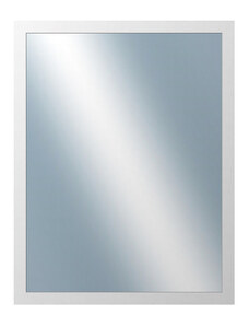 DANTIK - Zarámované zrcadlo - rozměr s rámem cca 70x90 cm z lišty 4020 bílá (2765)