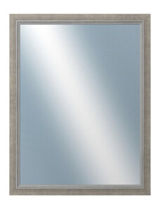 DANTIK - Zarámované zrcadlo - rozměr s rámem cca 70x90 cm z lišty AMALFI šedá (3113)