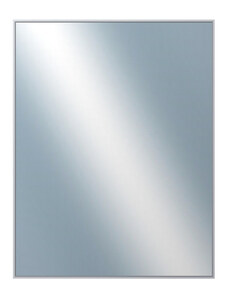 DANTIK - Zarámované zrcadlo - rozměr s rámem cca 70x90 cm z lišty Hliník stříbrná | P02-004 (7002004)