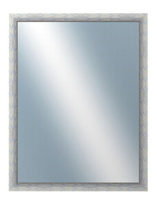 DANTIK - Zarámované zrcadlo - rozměr s rámem cca 70x90 cm z lišty PAINT modrá velká (2963)