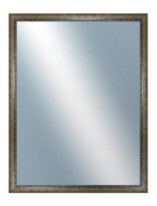 DANTIK - Zarámované zrcadlo - rozměr s rámem cca 70x90 cm z lišty NEVIS zelená (3054)